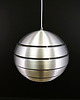 lampy wiszące Lampa wisząca srebrna, duński design, lata 60