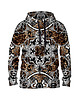 bluza z kapturem damska Damska Bluza z kapturem DR.CROW Hide Barocco