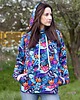 bluza z kapturem damska Bluza rajski ogród