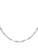 chokery Srebrny choker z perełkami i cyrkoniami