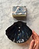 mydelniczki Ceramiczna Mydelniczka Handmade Muszelka Muszla z Odpływem Błękitna