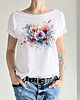 t-shirt damskie Nothing's impossible Biały Oversize