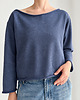 bluza bez kaptura damska Bluza damska oversize z szerokim dekoltem 