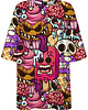 t-shirt damskie DR.CROW T-shirt Damski Oversize Dessert Monsters