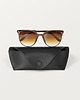 etui na okulary SUNGLASSES / GLASSES CASE black natural leather
