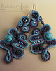 kolczyki soutache Kolczyki sutasz 651