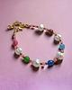 bransoletki z kamieni naturalnych Candy UNIKAT : jadeit multicolor : bransoletka