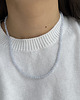 korale Naszyjnik JEANS no.2 CHALCEDON kamienie naturalne