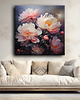 plakaty Peonie - Plakat - Olej, Boho, Abstrakcja