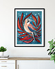 plakaty Snow Jay ilustracja drukowana
