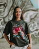 t-shirt damskie T-shirt oversize Teddyland czarna