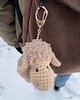 breloki Beżowa owieczka - brelok, zawieszka do torebki