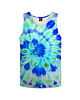 t-shirty dla chłopców Bokserka Top Boy DR.CROW Tie Die Green