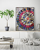 grafiki i ilustracje Mandala granatowa - plakat B2