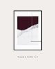 plakaty Marble 4 - plakat do biura z marmurem i bordowym