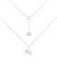 chokery Srebrny choker pancerka ze znakiem zodiaku Byk