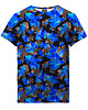 t-shirty dla chłopców T-shirt Boy DR.CROW Blue Leaves