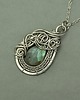 wisiory Wisiorek oryginalny labradoryt wire wrapping