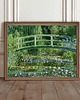 plakaty PLAKAT Monet, ogród obraz, sztuka ścienna, pejzaż lilie wodne