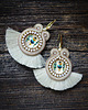 kolczyki soutache Boho kolczyki soutache