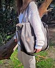 torby na ramię Lazy bag Pocket  torba taupe ekoskóra oversize