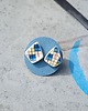 kolczyki ceramiczne Kolczyki ceramiczne w kolorowe wzory