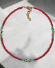 chokery Naszyjnik - choker : INDIA : koral, magnezyt, jaspis, hematyt