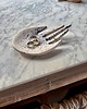 pojemniki na biżuterię Ceramiczna Łapka Handmade Talerzyk na Biżuterię Niebieskie Ciapki