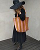 torby na ramię Velvetowa Torba na ramię Róż/Musztarda