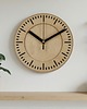 zegary Drewniany Zegar Ścienny  Duży 48cm  -  Cichy Mechanizm