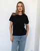 t-shirt damskie T-shirt Close merino czarny