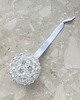 ozdoby choinkowe GLITTER PUFF Crystal Clear  zawieszka bombka