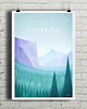 plakaty Yosemite - vintage plakat