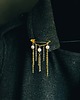 broszki Broszka na agrafce Golden Pearls No.2  Agrafka Studio