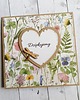 kartki scrapbooking DZIĘKUJEMY z personalizacją : PODZIĘKOWANIE : łąka