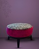 pufy do siedzenia Podnóżek, pufa, stolik Vito Wilde, aksamitny, tapicerowany