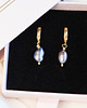 kolczyki pozłacane Kolczyki pozłacane Pearl Drop Dark
