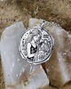srebrne naszyjniki Znak zodiaku WODNIK - moneta na szczęście
