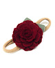 ozdoby do włosów dla dzieci Opaska do włosów z kwiatkiem Camelia dark red