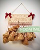dekoracje świąteczne Personalizowany Kalendarz Adwentowy Śnieżynki