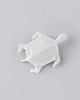 broszki Broszka Porcelanowa Origami Żółw Biała