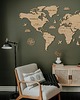 dekoracje - na ścianę Drewniana MAPA ŚWIATA 120 cm z DODATKAMI Mapa świata na ścianę państwa