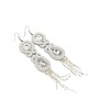 kolczyki soutache Szare kolczyki sutasz - kolekcja Glamour