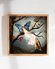 plakaty Surrealistyczny Plakat "Give Her Time" Kolaż 30x30cm