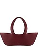 torby na ramię Torebka skórzana AMELIA - BURGUND