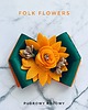 broszki Brosza z kolekcji FOLK Flowers z kolorowym kwiatem New