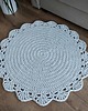 dywany Dywan szydełkowy okrągły ze sznurka 80cm