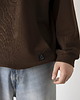 bluzy męskie Bluza z kapturem OVERSIZE Flow Chocolate