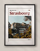 plakaty Minimalistyczny plakat Strasburg Francja