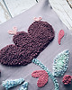 poduszki plecione Poduszka kwiaty punch needle boho natural
